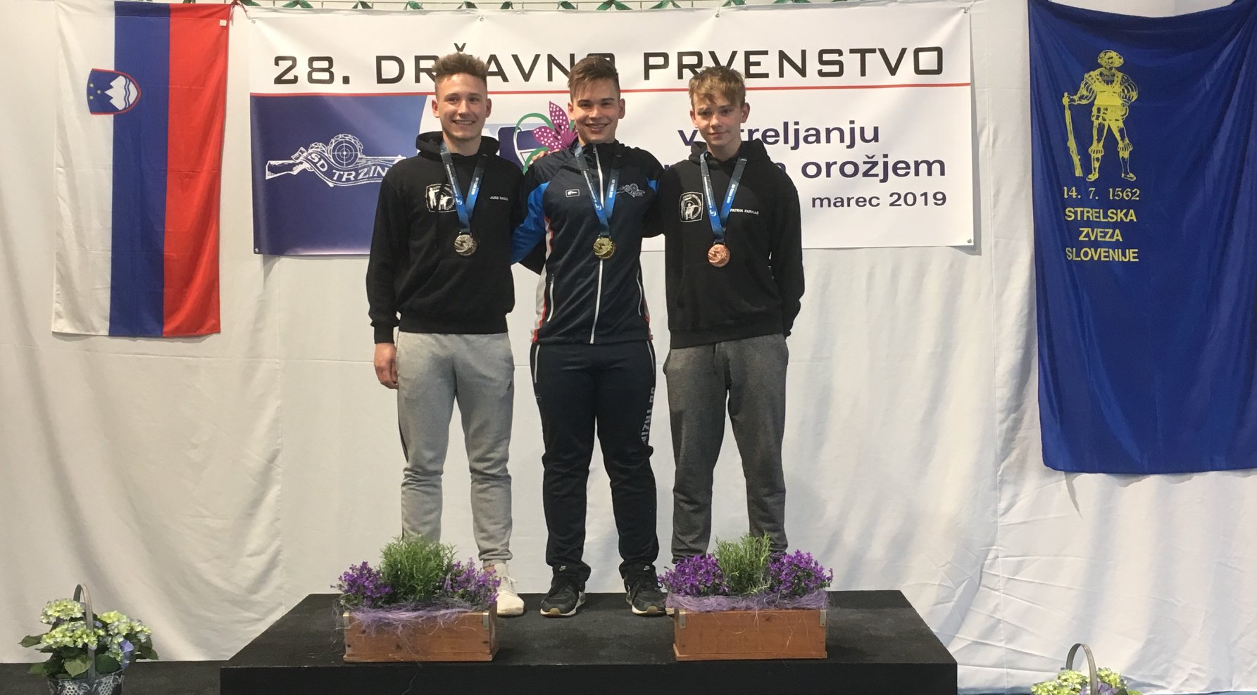 2.mesto Sočič Jure 3.mesto Farkaš Patrik zmagal je Lukič Luka iz Trzina