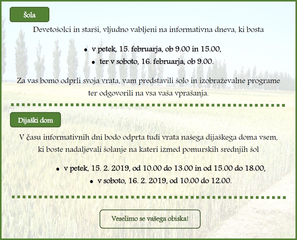 Vabilo na informativni dan